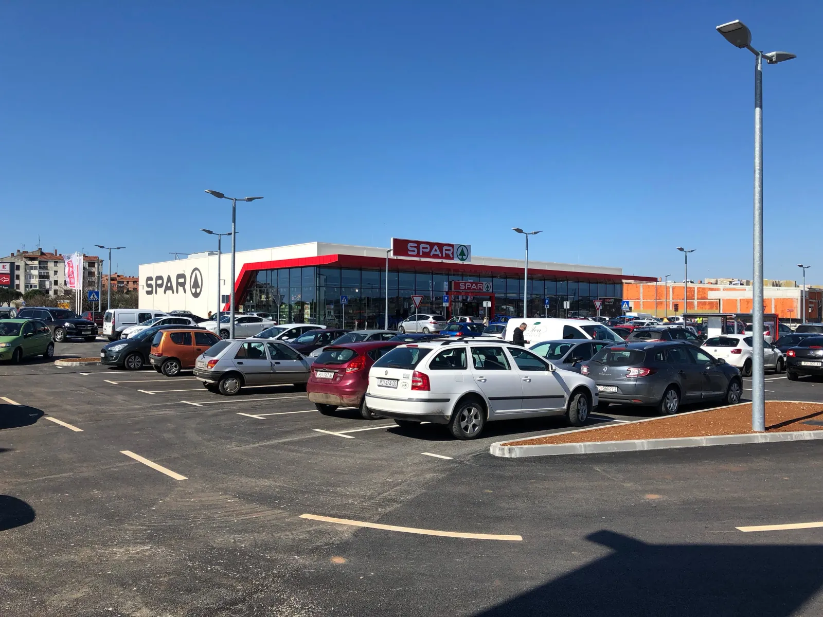 Construction supervision for Spar Umag supermarket