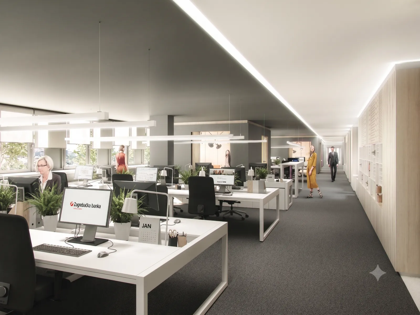 Project management for Zagrebačka Bank Office